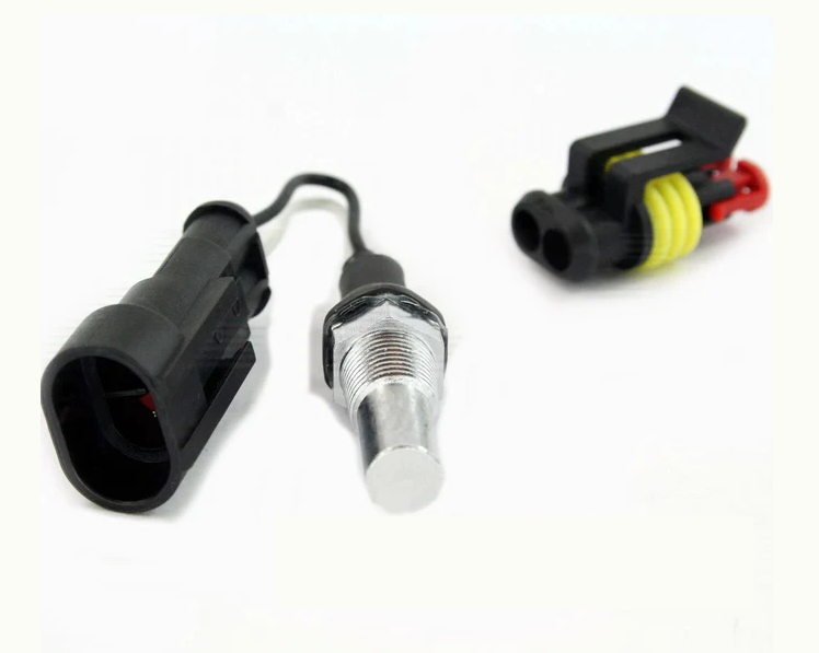 Ecumaster Oil/Coolant Temperature Sensor with Connector, Thread 1/8 NPT