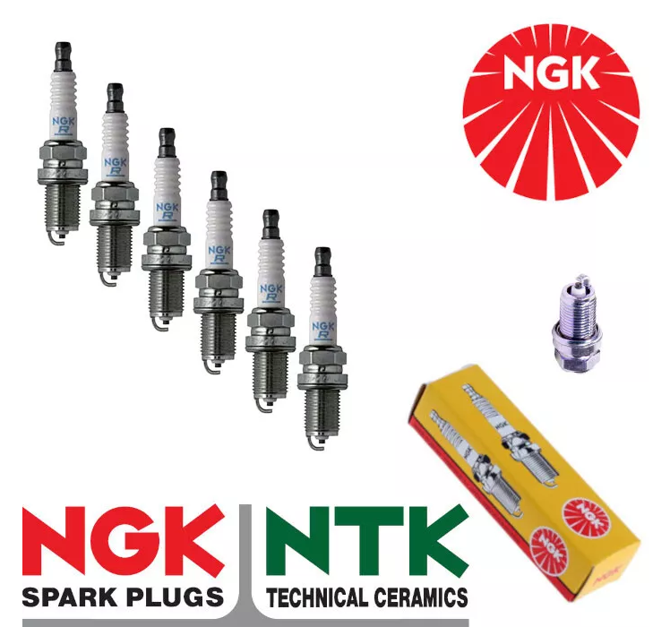 6x NEW NGK Replacement SPARK PLUGS - Part No. BKR7E-11 Stock No. 1283 2pk (best for boosted vehicles)